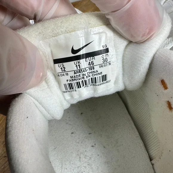 Nike Air Max 1 White Gum Mens Size 12 Sneakers AH8145-109 White Gum Light Brown - Picture 7 of 8